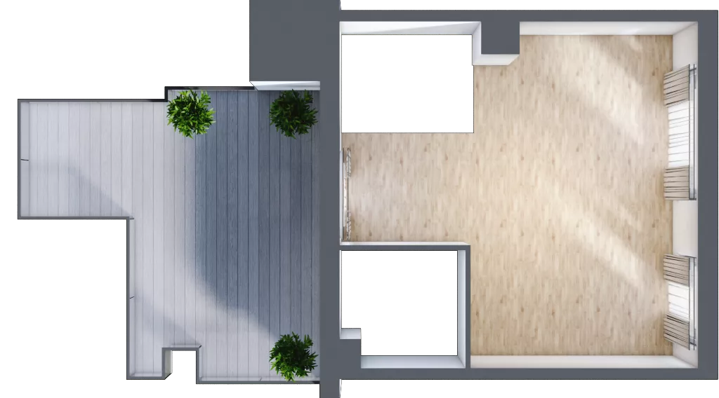 2 pokoje, mieszkanie 71,08 m², piętro 3, oferta nr CD0304, Talarowa Park, Warszawa, Białołęka, Tarchomin, ul. Talarowa