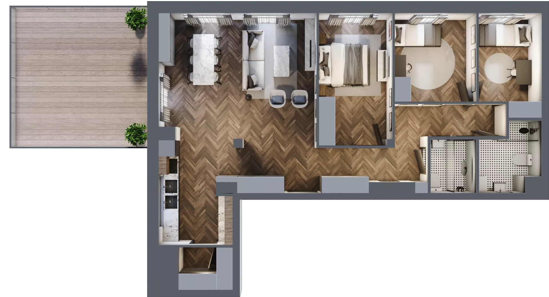 4 pokoje, mieszkanie 98,47 m², piętro 8, oferta nr 85, M|City, Bydgoszcz, Bydgoszcz Wschód, ul. Startowa 9