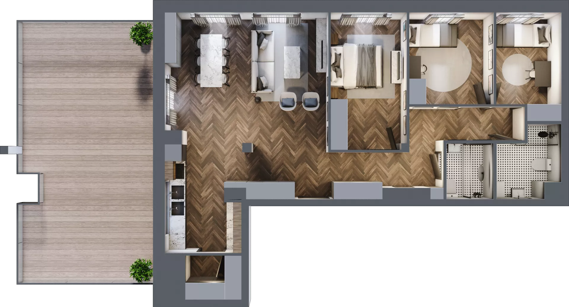 4 pokoje, mieszkanie 98,86 m², piętro 7, oferta nr 79, M|City, Bydgoszcz, Bydgoszcz Wschód, ul. Startowa 9