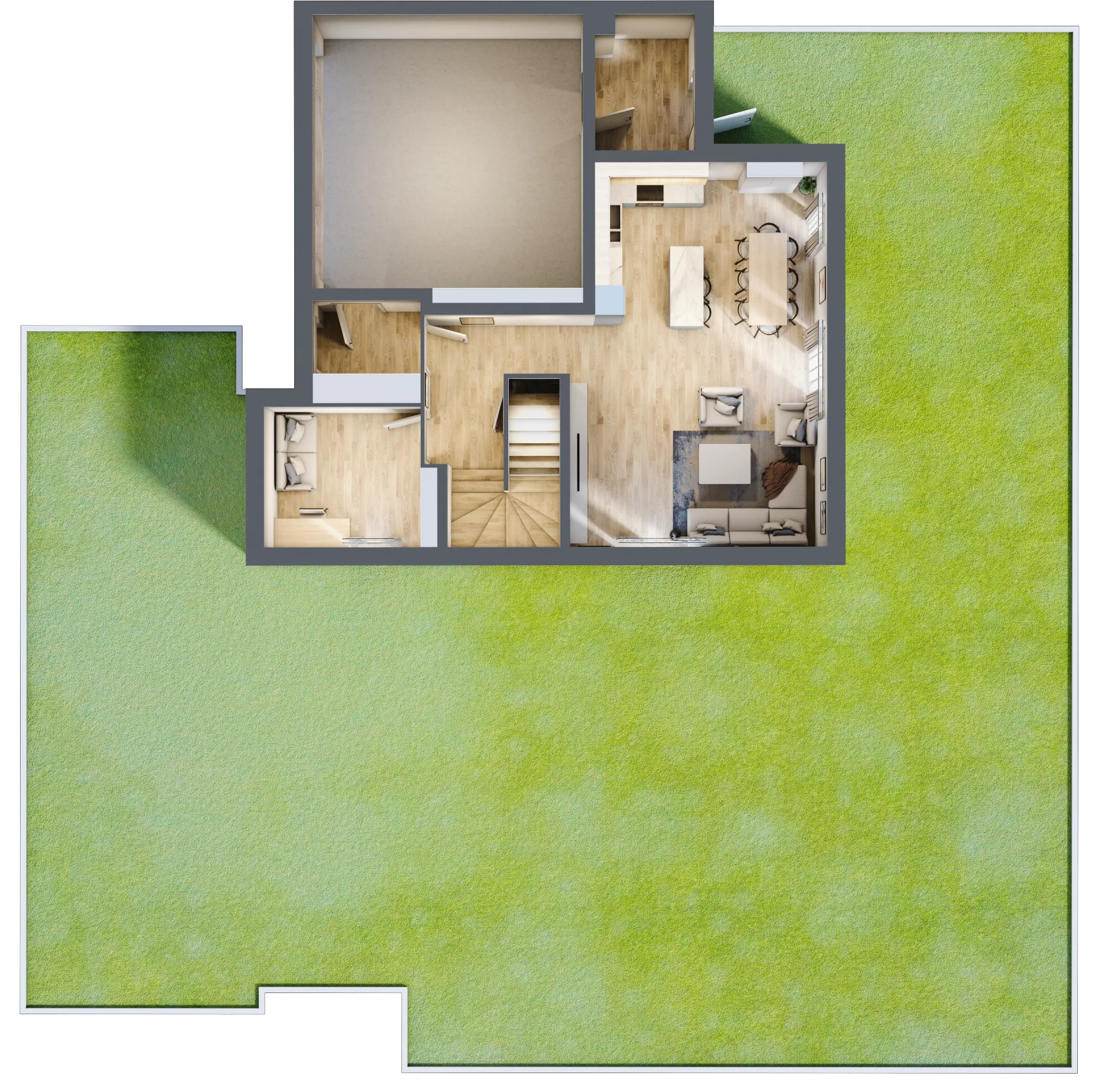 Dom 150,45 m², oferta nr 1B, Michałowice Kwitnąca, Michałowice-Wieś, ul. Kwitnąca