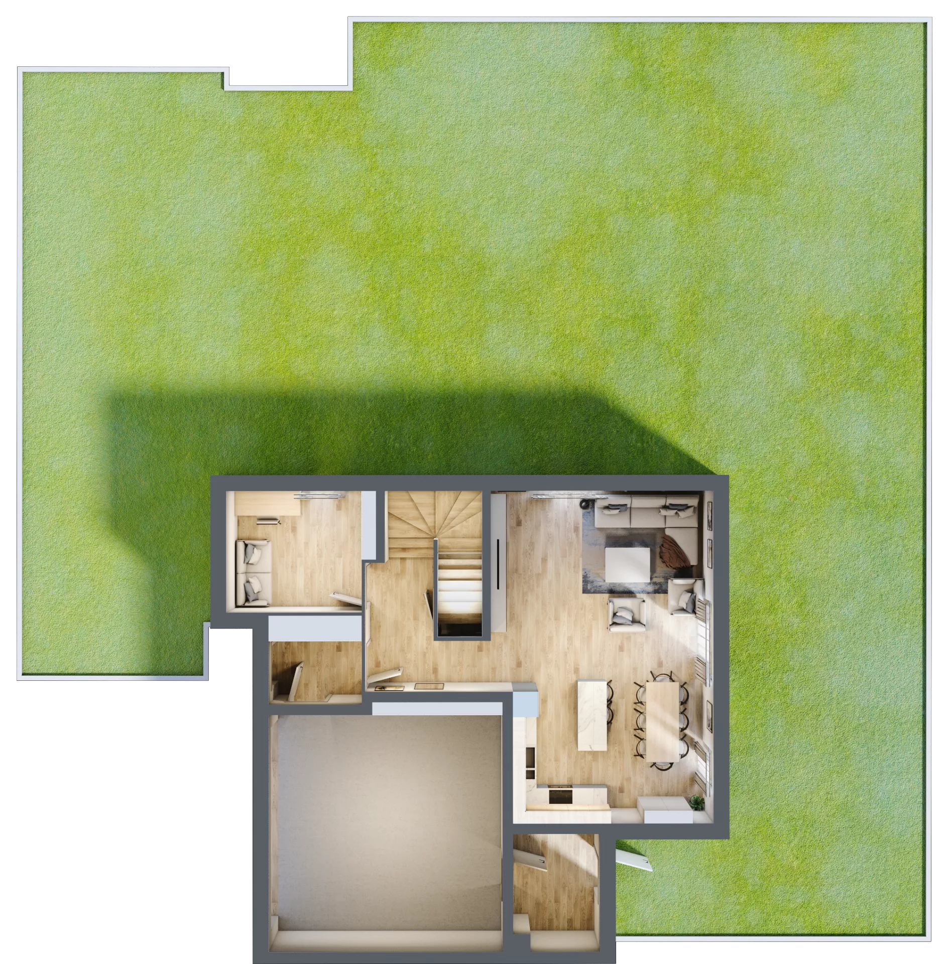 Dom 150,48 m², oferta nr 3A, Michałowice Kwitnąca, Michałowice-Wieś, ul. Kwitnąca