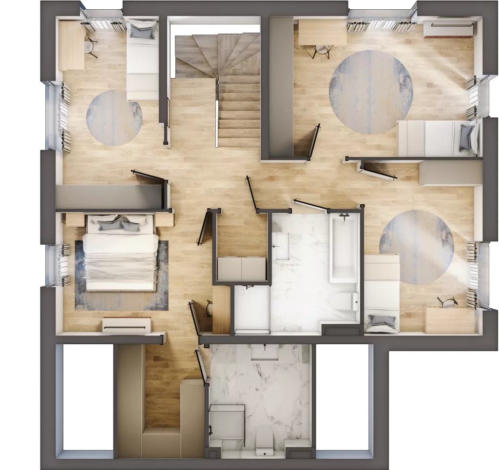 Dom 150,62 m², oferta nr 5A, Michałowice Kwitnąca, Michałowice-Wieś, ul. Kwitnąca