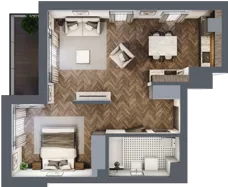 1 pokój, apartament 49,01 m², piętro 4, oferta nr A.119, Modena II, Poznań, Jeżyce, ul. Jackowskiego/Kraszewskiego