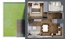 2 pokoje, apartament 37,65 m², parter, oferta nr A.057, Modena II, Poznań, Jeżyce, ul. Jackowskiego/Kraszewskiego