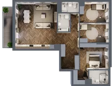 4 pokoje, apartament 116,31 m², piętro 6, oferta nr A.136, Modena II, Poznań, Jeżyce, ul. Jackowskiego/Kraszewskiego