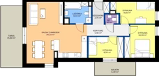 4 pokoje, mieszkanie 79,90 m², piętro 2, oferta nr B7, Domkove, Łódź, Widzew, ul. Mechaniczna 2/30