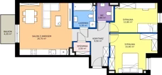 3 pokoje, mieszkanie 75,00 m², piętro 1, oferta nr B6, Domkove, Łódź, Widzew, ul. Mechaniczna 2/30