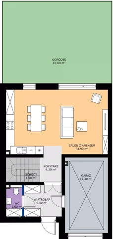 Dom 129,30 m², oferta nr 2, Domkove - domy, Łódź, Widzew, ul. Mechaniczna 2/30