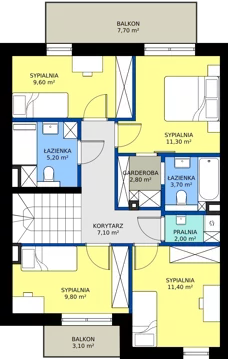Dom 129,30 m², oferta nr 2, Domkove - domy, Łódź, Widzew, ul. Mechaniczna 2/30