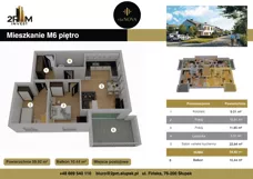 3 pokoje, mieszkanie 59,92 m², piętro 1, oferta nr M6, Via Nova, Słupsk, Ryczewo, ul. Fińska
