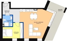 2 pokoje, apartament 57,57 m², parter, oferta nr M10, PRATUM Apartamenty, Mikołajki, ul. Mrągowska