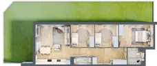 4 pokoje, mieszkanie 82,88 m², parter, oferta nr 1.1.4., Dywizjonu 303, Pruszcz Gdański, ul. Dywizjonu 303