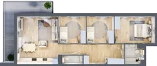 4 pokoje, mieszkanie 82,89 m², piętro 2, oferta nr 1.3.6., Dywizjonu 303, Pruszcz Gdański, ul. Dywizjonu 303