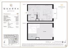 1 pokój, mieszkanie 31,24 m², piętro 3, oferta nr 1.88, Imperial QUADRA, Kraków, Prądnik Biały, ul. Rybałtowska