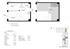 2 pokoje, mieszkanie 40,43 m², piętro 3, oferta nr c.39, LOOK UP House, Kraków, Prądnik Biały, ul. Pękowicka