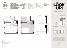2 pokoje, mieszkanie 58,44 m², piętro 3, oferta nr b.39, LOOK UP House, Kraków, Prądnik Biały, ul. Pękowicka