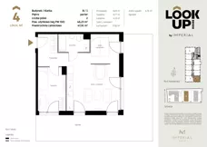 3 pokoje, mieszkanie 46,23 m², parter, oferta nr b.4, LOOK UP House, Kraków, Prądnik Biały, ul. Pękowicka