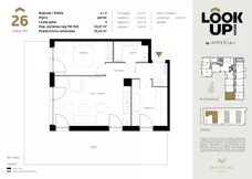 3 pokoje, mieszkanie 53,37 m², parter, oferta nr a.26, LOOK UP House, Kraków, Prądnik Biały, ul. Pękowicka