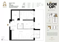 3 pokoje, mieszkanie 60,98 m², parter, oferta nr a.21, LOOK UP House, Kraków, Prądnik Biały, ul. Pękowicka