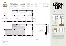 3 pokoje, mieszkanie 90,45 m², piętro 3, oferta nr a.55, LOOK UP House, Kraków, Prądnik Biały, ul. Pękowicka