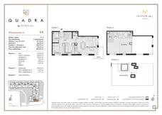 3 pokoje, mieszkanie 67,12 m², piętro 3, oferta nr 1.94, Imperial QUADRA, Kraków, Prądnik Biały, ul. Rybałtowska
