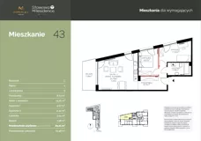 3 pokoje, apartament 60,31 m², piętro 1, oferta nr C.43, Stawowa Residence V, Kraków, Prądnik Biały, Bronowice Wielkie, ul. Stawowa 152