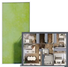 4 pokoje, mieszkanie 71,23 m², parter, oferta nr 17.1, Imperial River Park, Kraków, Bronowice, Bronowice Małe, ul. Truszkowskiego