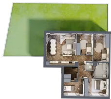 5 pokoi, mieszkanie 89,31 m², parter, oferta nr 26.1, Imperial River Park, Kraków, Bronowice, Bronowice Małe, ul. Truszkowskiego