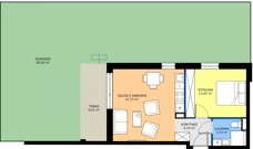 2 pokoje, mieszkanie 42,65 m², piętro 2, oferta nr 30, Traviata, Warszawa, Białołęka, Kobiałka, ul. Giuseppe Verdiego 22