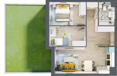 3 pokoje, mieszkanie 52,33 m², parter, oferta nr 9, Apartamenty Talarowa 3, Warszawa, Białołęka, Tarchomin, ul. Talarowa