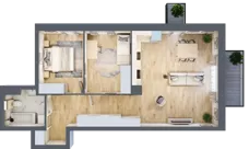3 pokoje, mieszkanie 68,74 m², piętro 2, oferta nr A/2/25, Verdi, Warka, ul. Armii Krajowej
