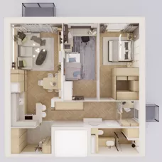 3 pokoje, mieszkanie 72,56 m², piętro 1, oferta nr A/1/13, Verdi, Warka, ul. Armii Krajowej