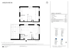 4 pokoje, mieszkanie 89,59 m², piętro 4, oferta nr B84, Apartamenty Składowa, Kraków, Krowodrza, ul. Składowa 22