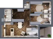 3 pokoje, apartament 68,80 m², piętro 2, oferta nr 2, Północna 31, Lublin, Śródmieście, Czechów Południowy, ul. Północna 31