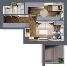 2 pokoje, apartament 35,11 m², piętro 2, oferta nr 3, Północna 31, Lublin, Śródmieście, Czechów Południowy, ul. Północna 31
