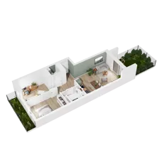 3 pokoje, mieszkanie 63,19 m², parter, oferta nr 10.A.04, Nowe Południe - budynek 10, Gdańsk, Orunia Górna-Gdańsk Południe, Maćkowy, ul. Starogrodzka / Borkowska