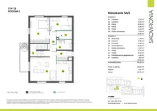 Dom 133,28 m², oferta nr 5A-2, Skowronia Domy, Kraków, Podgórze Duchackie, Wola Duchacka, ul. Skowronia