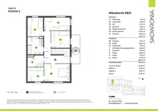 Dom 143,10 m², oferta nr 6B-2, Skowronia Domy, Kraków, Podgórze Duchackie, Wola Duchacka, ul. Skowronia
