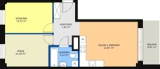 3 pokoje, mieszkanie 57,85 m², piętro 6, oferta nr M55, Dom na Mariackiej, Radom, Planty, ul. Mariacka 4