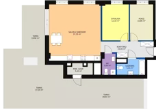 3 pokoje, mieszkanie 78,95 m², piętro 7, oferta nr M143, Dom na Mariackiej, Radom, Planty, ul. Mariacka 4
