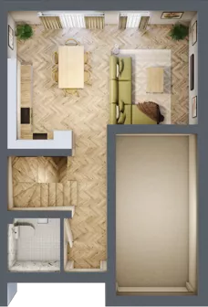 Dom 103,91 m², oferta nr D3.A, Południowy Zakątek, Mysłowice, ul. Białobrzeska