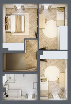 Dom 103,91 m², oferta nr D3.A, Południowy Zakątek, Mysłowice, ul. Białobrzeska