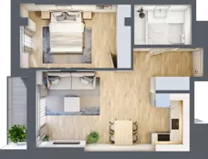 2 pokoje, mieszkanie 44,12 m², piętro 3, oferta nr Giserska 5/19, Panorama Ursus, Warszawa, Ursus, Szamoty, ul. Giserska 5