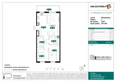 3 pokoje, mieszkanie 68,75 m², piętro 1, oferta nr D78, Milczańska 18, Poznań, Rataje, Łacina, ul. Milczańska 18