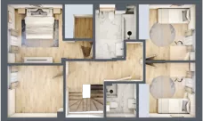 Dom 134,15 m², oferta nr 33B, Domy Golfowe, Wrocław, Kryniczno ul. Pod lasem 