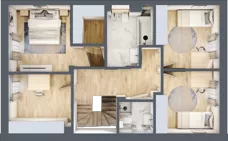 Dom 134,07 m², oferta nr 35B, Domy Golfowe, Wrocław, Kryniczno ul. Pod lasem 