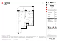 1 pokój, mieszkanie 37,74 m², piętro 1, oferta nr B.B.1.7, Zajezdnia, Poznań, Jeżyce, Jeżyce, ul. Zwierzyniecka 26