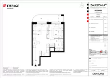 1 pokój, mieszkanie 37,73 m², piętro 2, oferta nr B.B.2.7, Zajezdnia, Poznań, Jeżyce, Jeżyce, ul. Zwierzyniecka 26