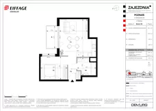 1 pokój, mieszkanie 47,27 m², piętro 2, oferta nr B.A.2.18, Zajezdnia, Poznań, Jeżyce, Jeżyce, ul. Zwierzyniecka 26