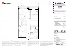 1 pokój, mieszkanie 59,84 m², piętro 4, oferta nr B.A.4.2, Zajezdnia, Poznań, Jeżyce, Jeżyce, ul. Zwierzyniecka 26